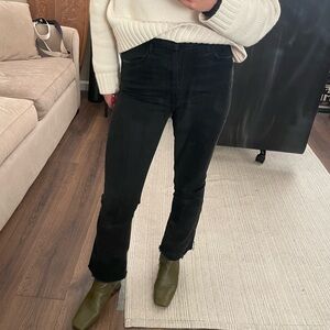 Mother Jeans The Hustler Ankle Fray